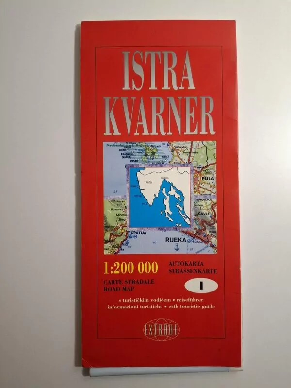 Auto-karta Istra Kvarner 1200 000 (Extrade)