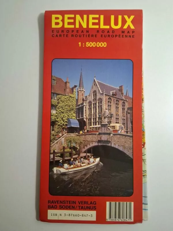 Benelux european road map - auto karta izdanje Ravenstein