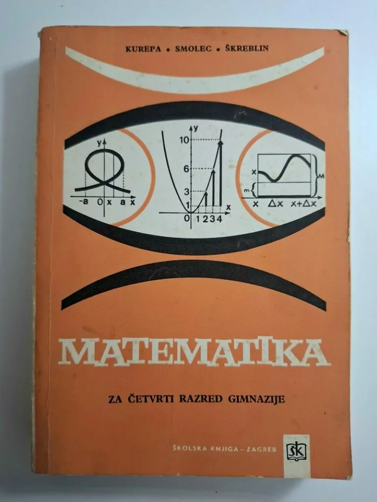 Matematika za 4. razred gimnazije - Đuro Kurepa, Ignacije Smolec, Stjepan Škreblin - Školska knjiga 1966