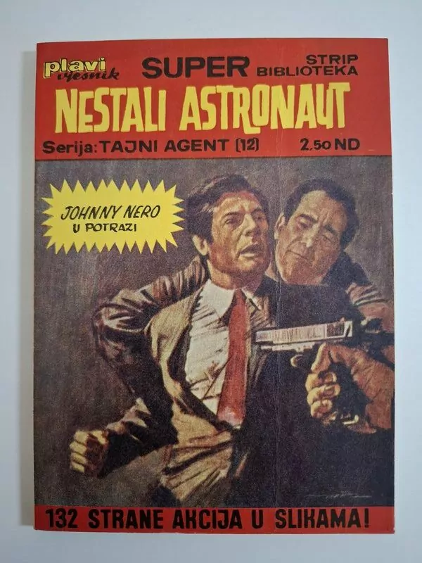 Plavi vjesnik SSB 35 Tajni agent 12 Johnny Nero Nestali astronaut (Super Strip Biblioteka)