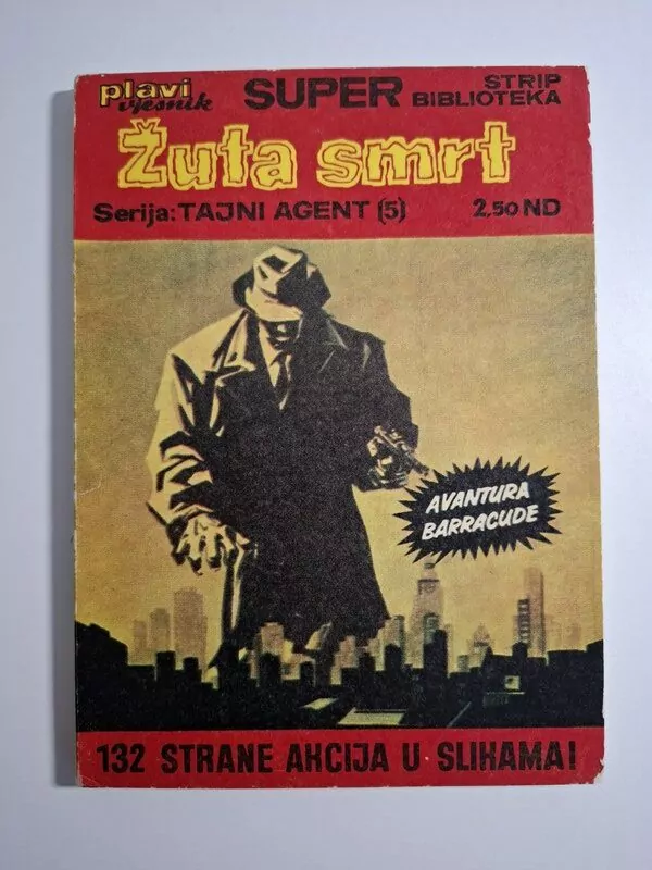 Plavi vjesnik SSB14 -Tajni agent 5 - Baraccuda Žuta smrt Super Strip Biblioteka