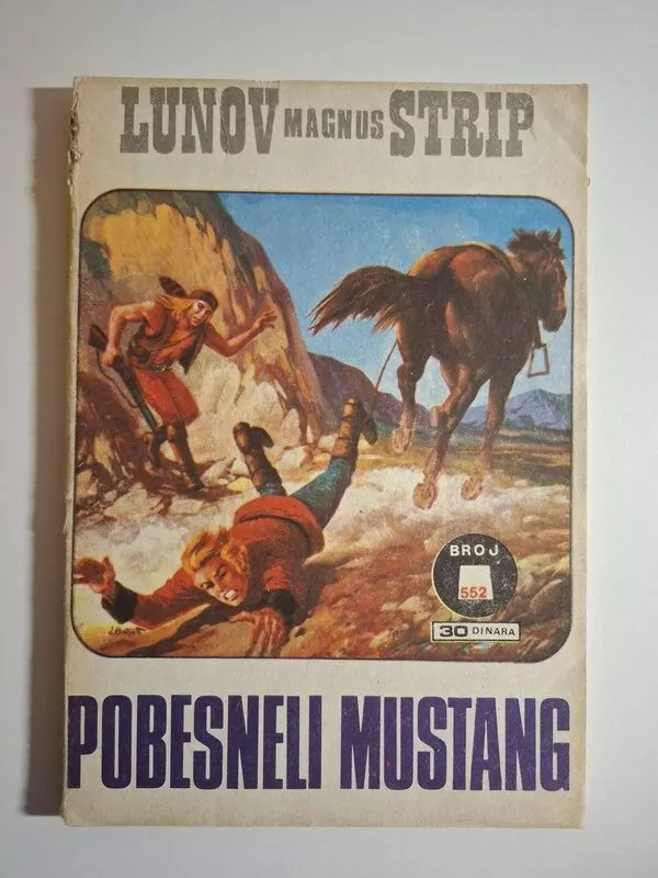 Pobesneli mustang Veliki Blek LMS 552