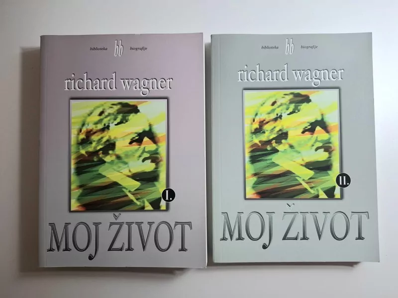 Richard Wagner Moj život 1,2 - komplet knjige o sjajnom skladatelju i njegovom životu