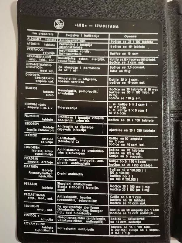 Farmaceutska knjižica : FARMIS Krka, farmacija (ljekarništvo) - Slika 3