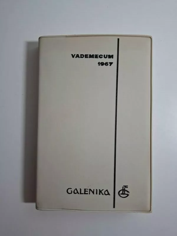 Farmaceutska knjižica (VADEMECUM) GALENIKA Beograd 1967 , farmacija (ljekarništvo)