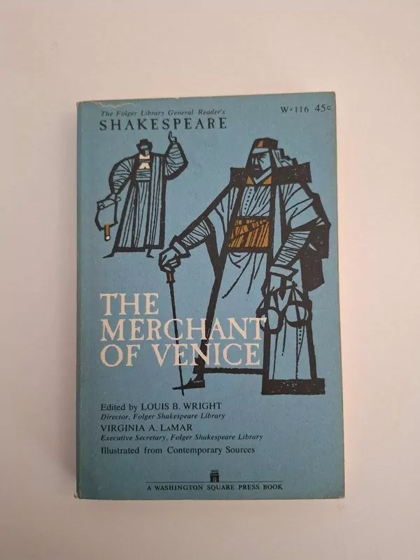 The merchant of Venice (biblioteka Folger Shakespeare Library) William Shakespeare , Mletački trgovac