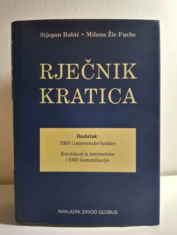 Stjepan Babić Milena Žic-Fuchs – Rječnik kratica