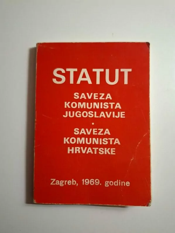 Statut SKJ Saveza komunista Jugoslavije - SKH Saveza komunista Hrvatske