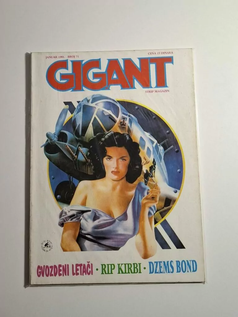 Gigant 71 - Gvozdeni letači - Rip Kirbi - Džems Bond (James Bond)