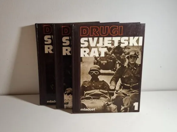Drugi svjetski rat 1-3 komplet , izdanje Mladost