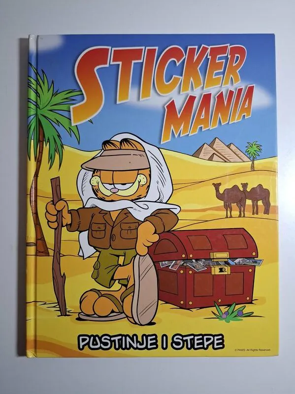 Stickermania - Pustinje i stepe , pun album - kompletno ispunjen