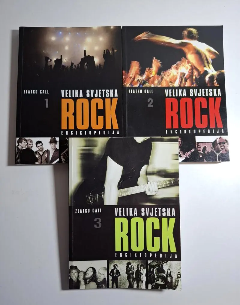 Velika svjetska rock enciklopedija 1-3 , Zlatko Gall