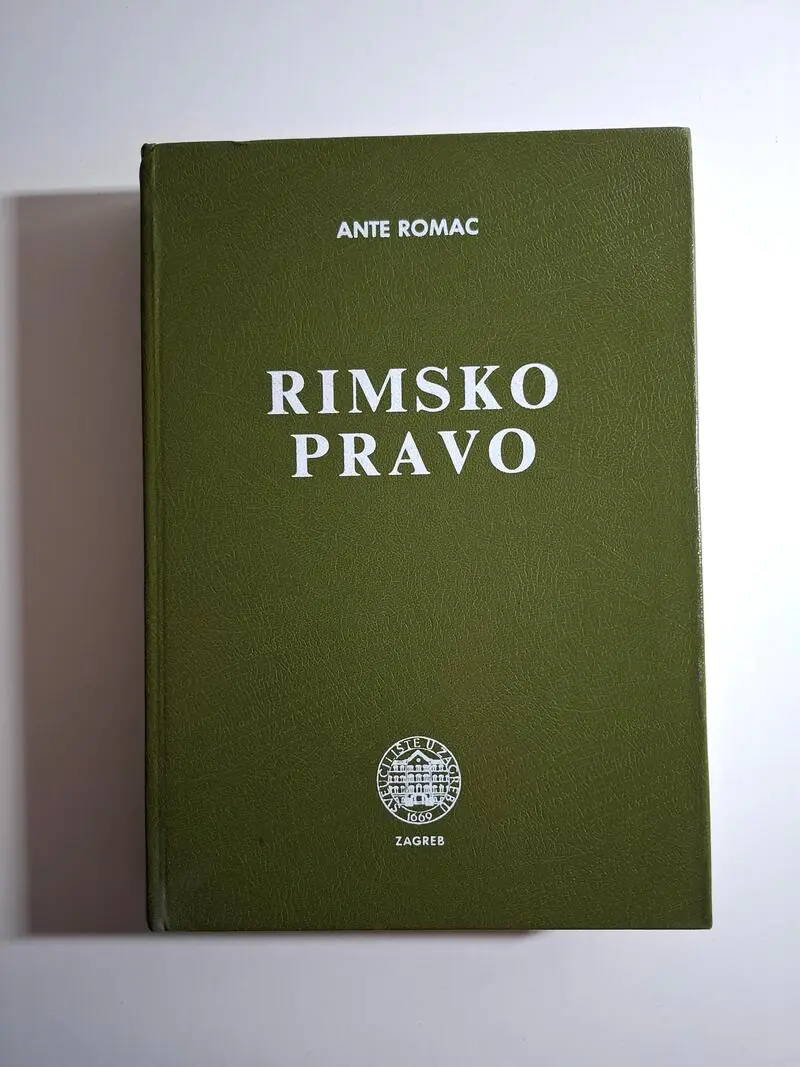 Ante Romac Rimsko pravo