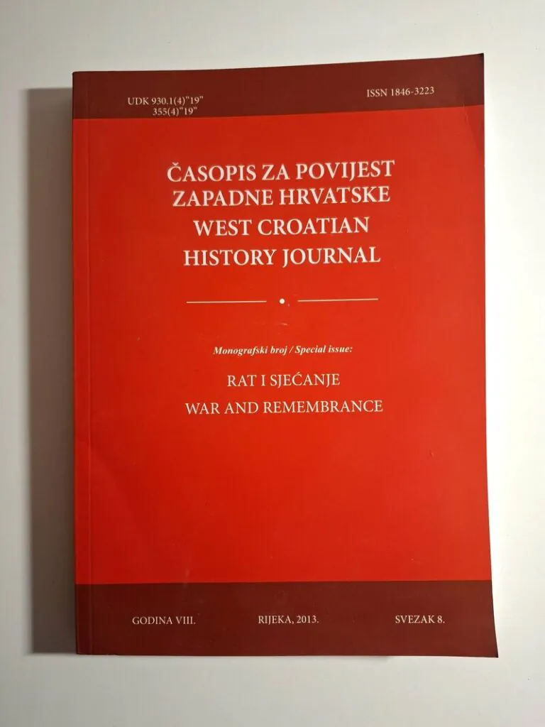 Časopis za povijest zapadne Hrvatske West Croatian History Journal 82013