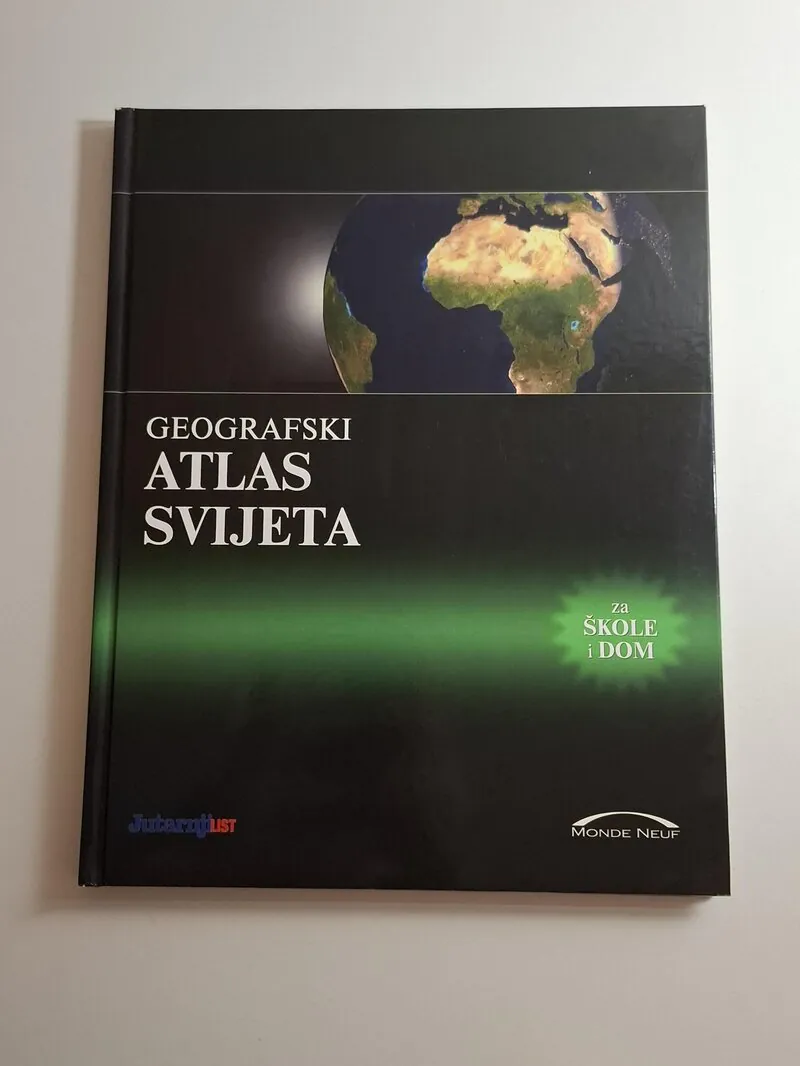 Geografski Atlas svijeta za škole i dom, Jutarnji List - Monde Neuf