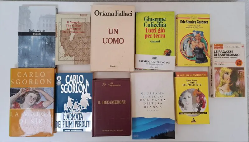 Set od 20 knjiga na talijanskom jeziku , prodaje se kao lot - Slika 3