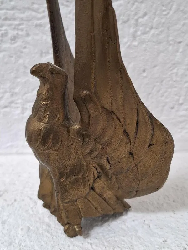 Dekorativna statua orla izrađena od mesinga , "eagle lectern" stil - Slika 3