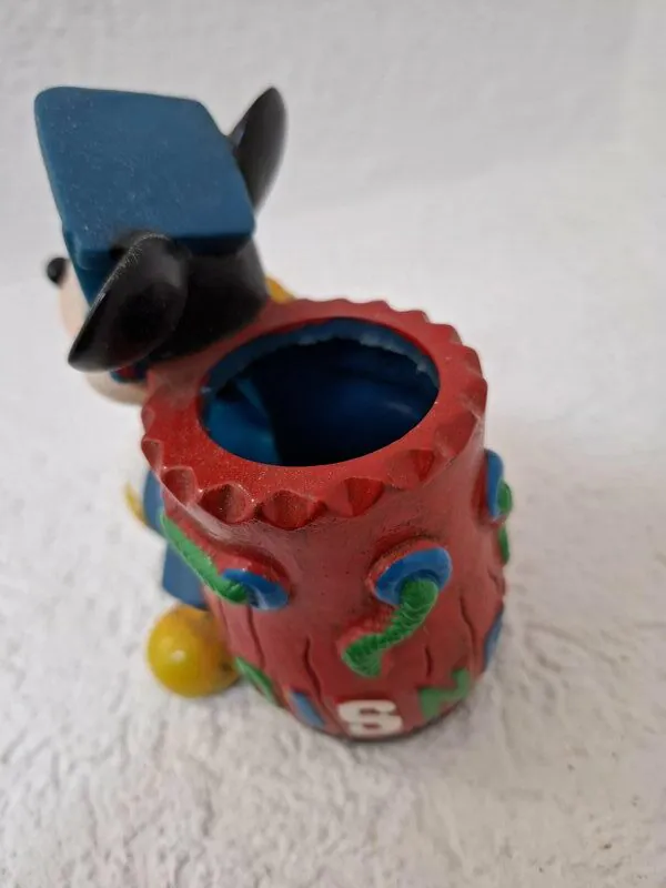 Vintage Disney Mickey Mouse držač za olovke i kemijske, za stol u uredu ili domu (1980-e) - Slika 3