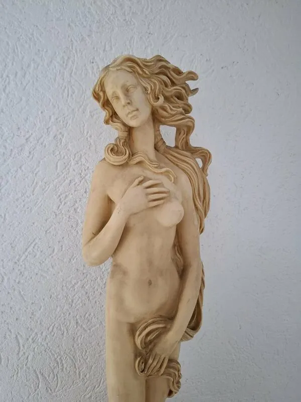 Rođenje Venere - Venera u morskoj pjeni - talijanska alabaster skulptura od 60 cm - Slika 3
