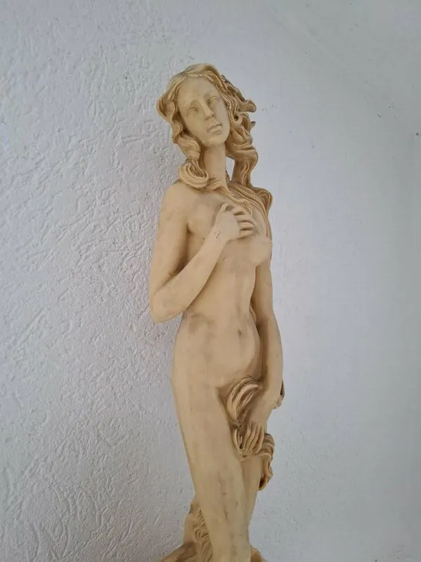 Rođenje Venere - Venera u morskoj pjeni - talijanska alabaster skulptura od 60 cm - Slika 4