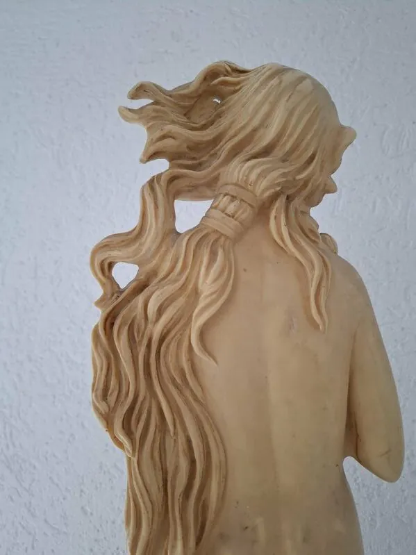 Rođenje Venere - Venera u morskoj pjeni - talijanska alabaster skulptura od 60 cm - Slika 2