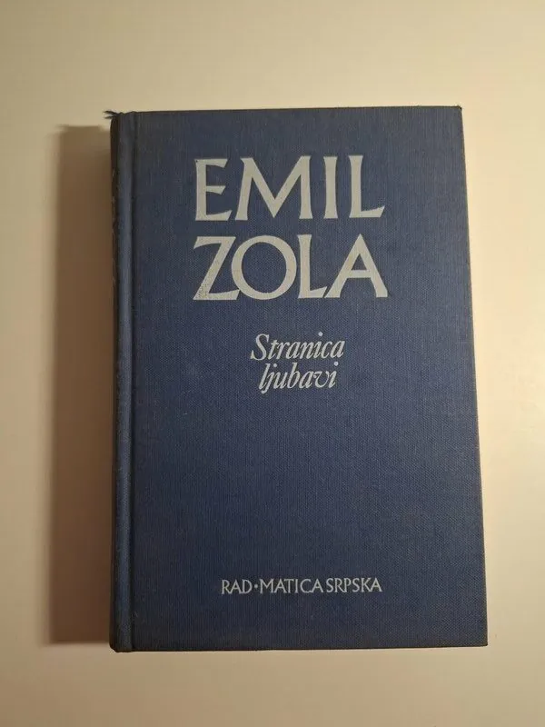 Emile Zola Stranica ljubavi