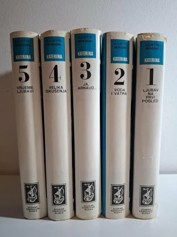 Juliette Benzoni - komplet KATERINA 1-5