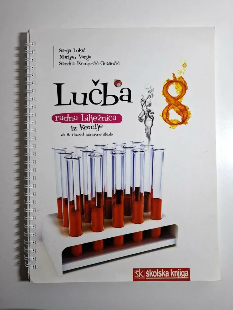 LUČBA 8 - udžbenik iz kemije Sanja Lukić, Marijan Varga, Sandra Krmpotić-Gržančić (kemija)