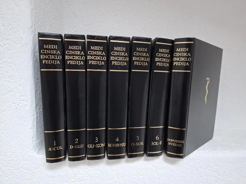 Medicinska enciklopedija Leksikografskog zavoda 1-6 komplet + dopunski svezak