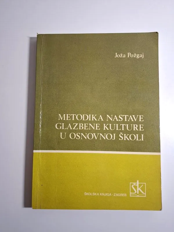 Metodika nastave glazbene kulture u osnovnoj školi - Joža Požgaj