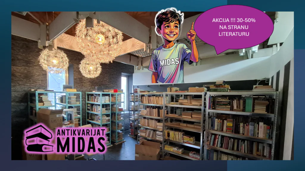 Antikvarijat Midas knjige akcija strana literatura popusti rasprodaja knjiga