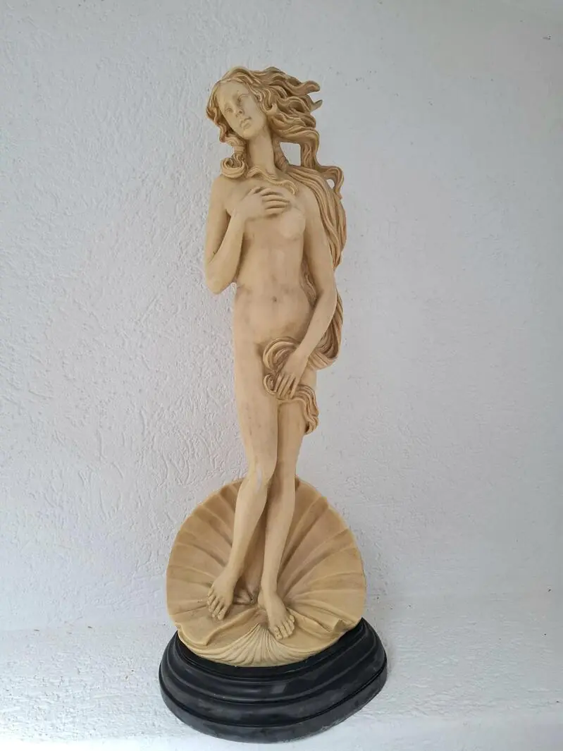 Rođenje Venere - Venera u morskoj pjeni - talijanska alabaster skulptura od 60 cm