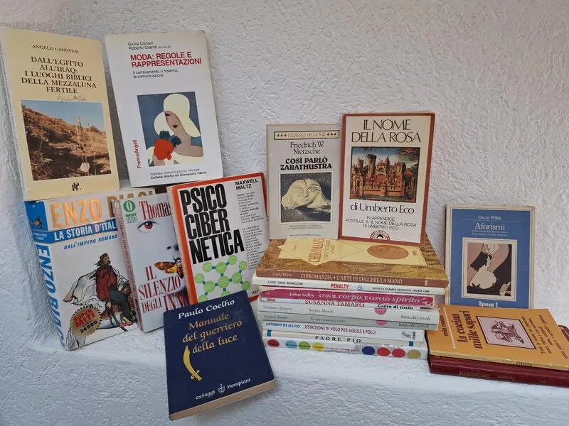 Set od 20 knjiga na talijanskom jeziku