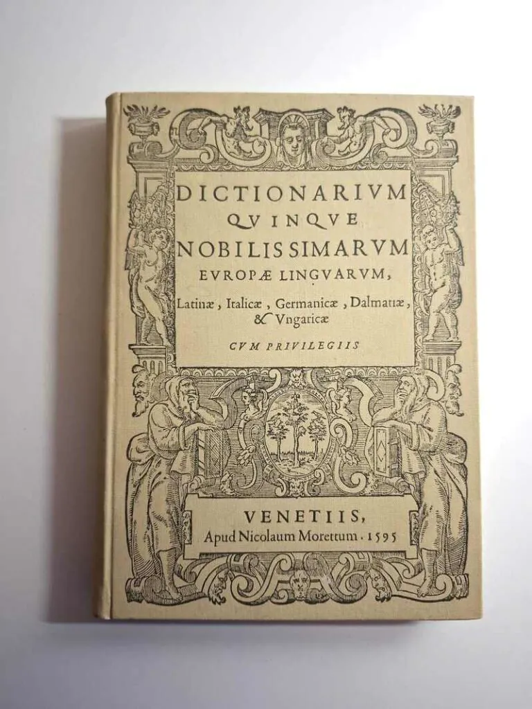 Dictionarium quinque nobilissimarum Europae linguarum FAUST VRANČIĆ Rječnik pet najuglednijih evropskih jezika