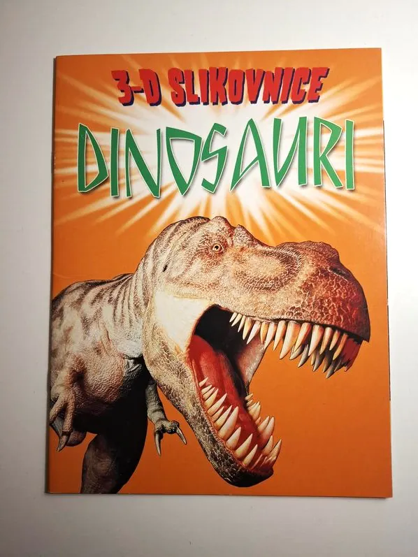 Heather Amery 3D slikovnice - Dinosauri slikovnica s dinosaurima Antikvarijat Midas