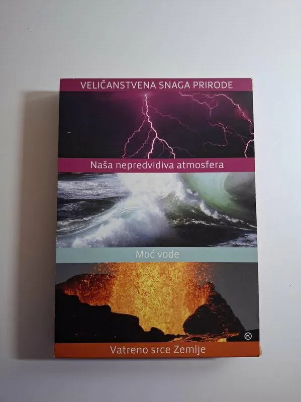 Veličanstvena snaga prirode - set 3 DVD-a Naša nepredvidiva atmosfera - Moć vode - Vatreno srce Zemlje