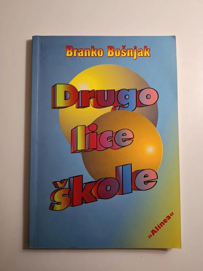 Drugo lice škole istraživanje razredno - nastavnoga ozračja Branko Bošnjak , Biblioteka Pedagogija - školstvo