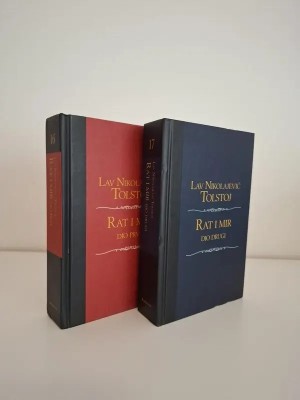 Rat i mir 1,2 - Lav Nikolajevič Tolstoj - komplet , Biblioteka Jutarnjeg lista - Najveća djela