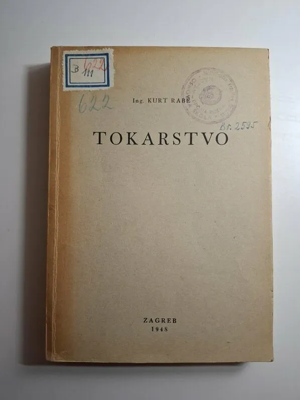 Tokarstvo - Kurt Rabe 1948 - Nakladni zavod Hrvatske